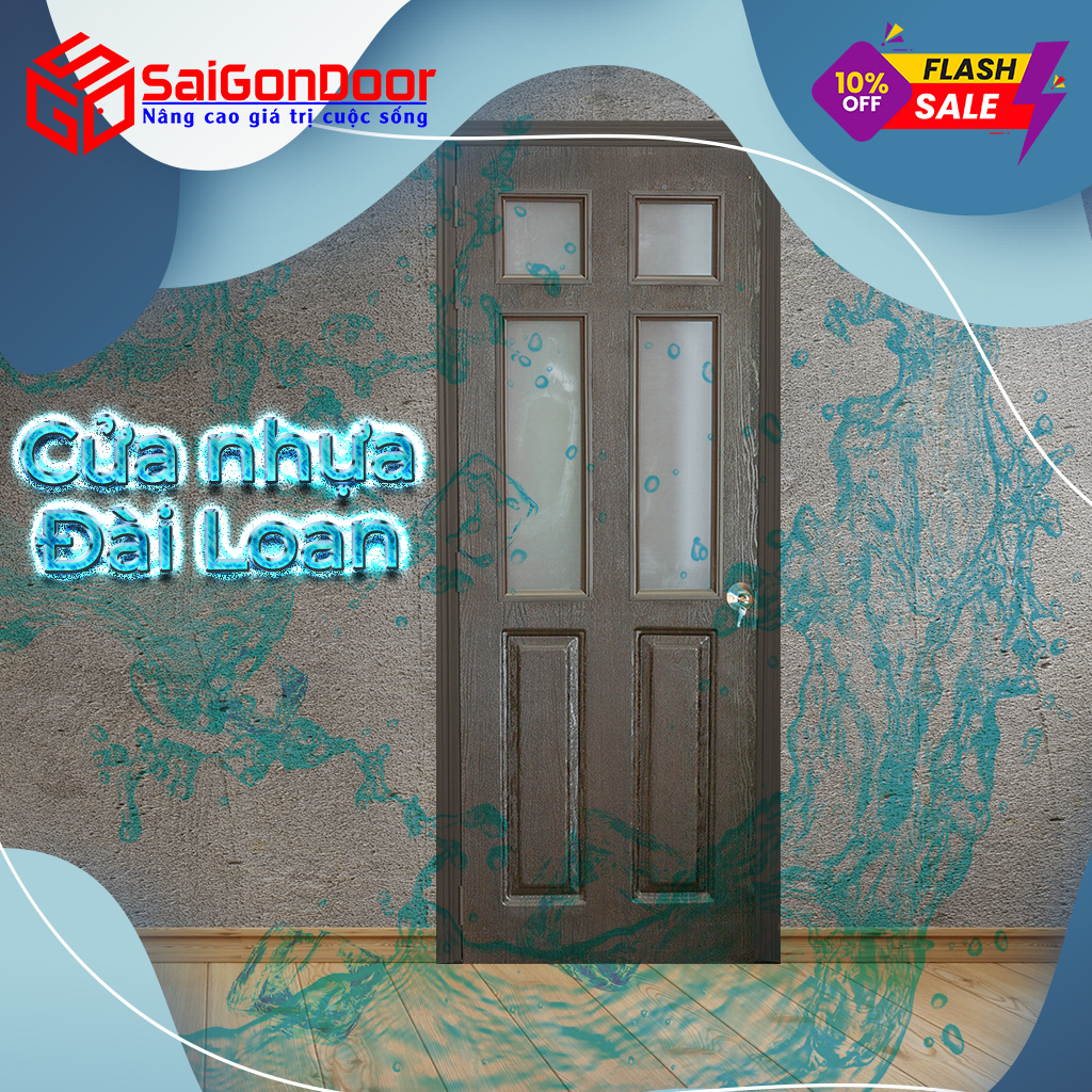 Mẫu cửa nhựa đẹp tại SaiGonDoor