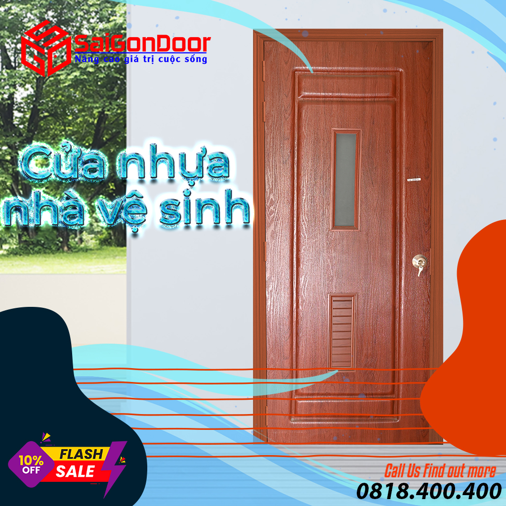 Mẫu cửa nhựa Đài Loan SaiGonDoor