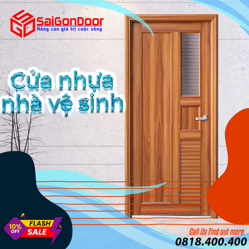 Cửa nhựa nhà vệ sinh Đài Loan