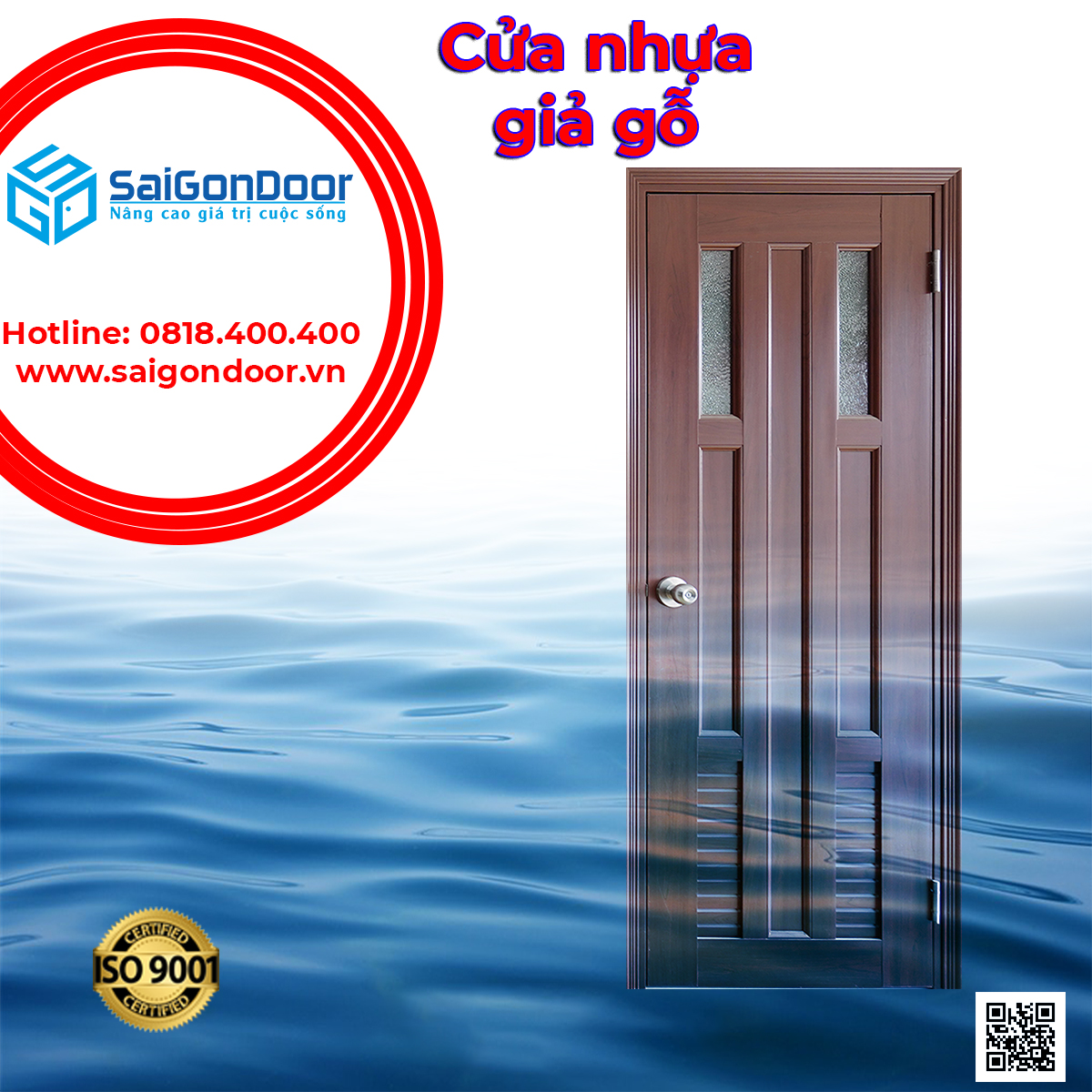 Mẫu cửa nhựa Đài Loan SaiGonDoor