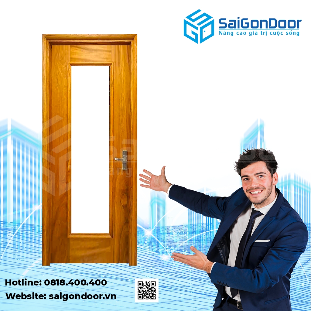 Cửa gỗ công nghiệp tại SaiGonDoor