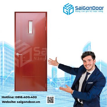 Cửa gỗ nhựa Compoiste thích hợp cho nhiều vị trí khác nhau của ngôi nhà